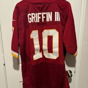 3XL NFL RedSkins 80th Anniversary Griffin Football Jersey #10